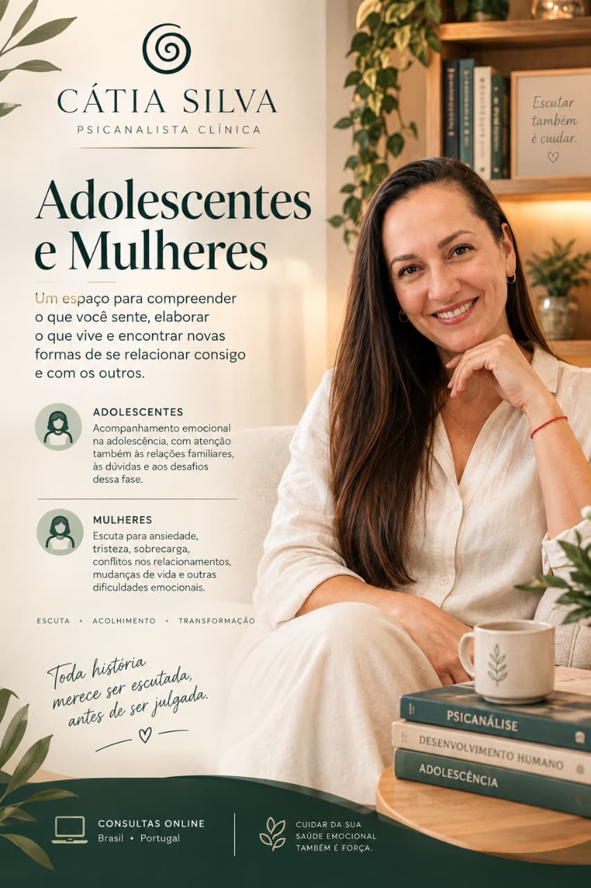 Cátia Silva - Psicanálise Clínica para Adolescentes e Mulheres, foto 1